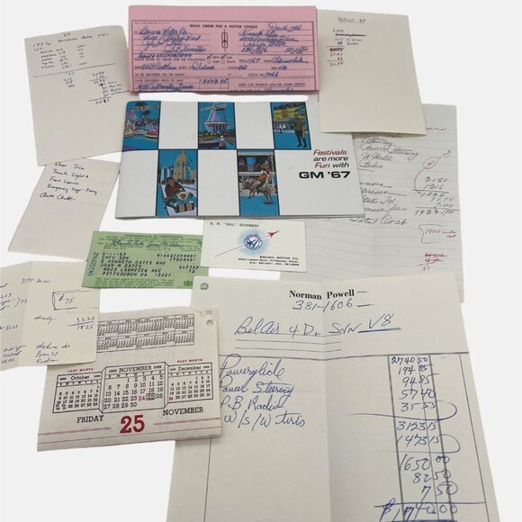 General Motors Other - 1967 Festivals Are More Fun With GM Showroom Catalog + Extra Car Buying Papers